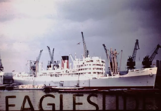 Port Hardy K G V Dock Kodachrome Colour Slide