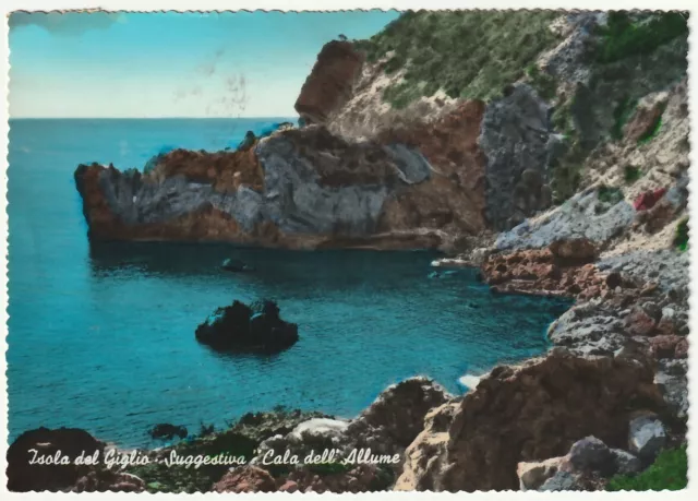 Isola Del Giglio - Grosseto - Suggestiva Cala Dell'allume - Viagg. 1958 -96414-