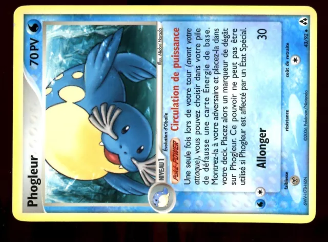 Pokemon Ex Crea Legendes Unco N°  43/92 Phogleur