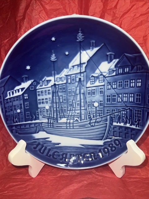 B & G Christmas Plate JULE AFTER Bing & Grondahl 1989 B & G Christmas Plate JULE AFTER Bing & Grondahl 1989
