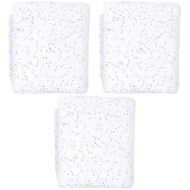 3 Sheets Fausse Neige Neige Coton Garniture De Tapis Décor De Noël Décorer