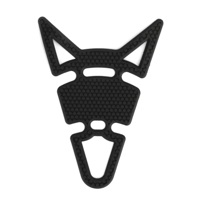 Motorbike Rubber Tank Pad Protector Motorcycle 3D "Cat ears" Look Spine Pad