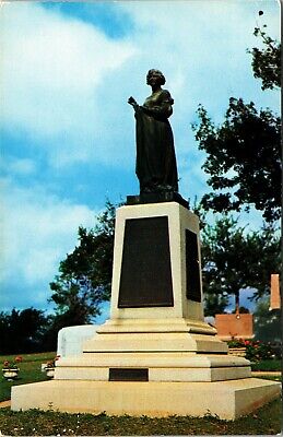 Joanna Troutman Monument And Grave State Cemetery Austin Texas TX UNP Postcard