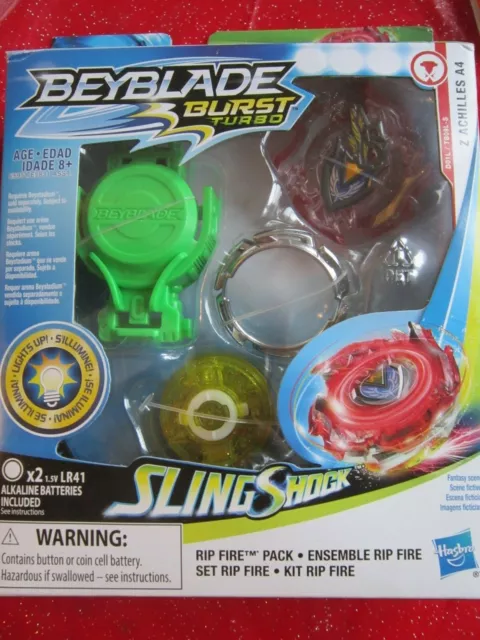 Beyblade Burst Turbo Sling Shock Hasbro Z Achilles A4 E4728 Anime Bey Toy