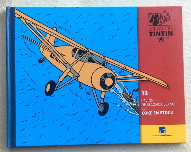 Tintín - Maqueta: El avión de reconocimiento + Figura de Zsut - Stock de coque