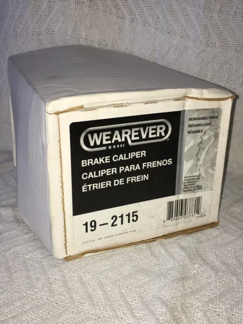 Cardone 19-2115 Remanufactured Import Friction Ready Unloaded Brake Caliper New