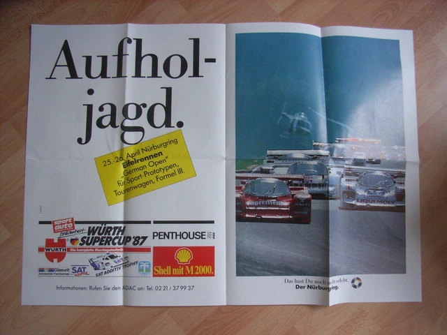 Eifelrennen "German Open", Nürburgring 25.-26.4.1987 (?), Plakat / Poster