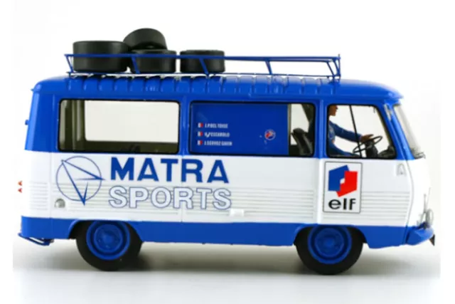 LEMANS MINIATURES Peugeot J7 Team Matra Sport Furgoneta Slot Van Resina 1:32 RTR 2