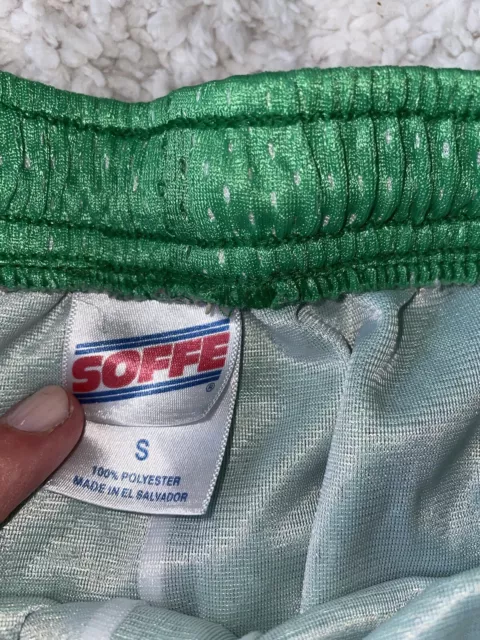 SOFFE JUNIORS SZ. S Green ( Pink) Mesh Shorts. Great Shape $9.99 - PicClick