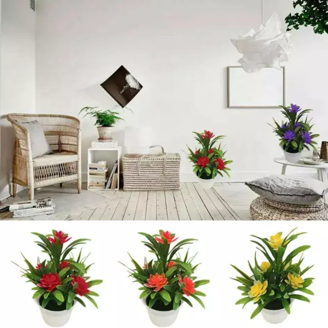 Household Artificial Flower Potted Ornaments Simulated Potted Flower Home Decor