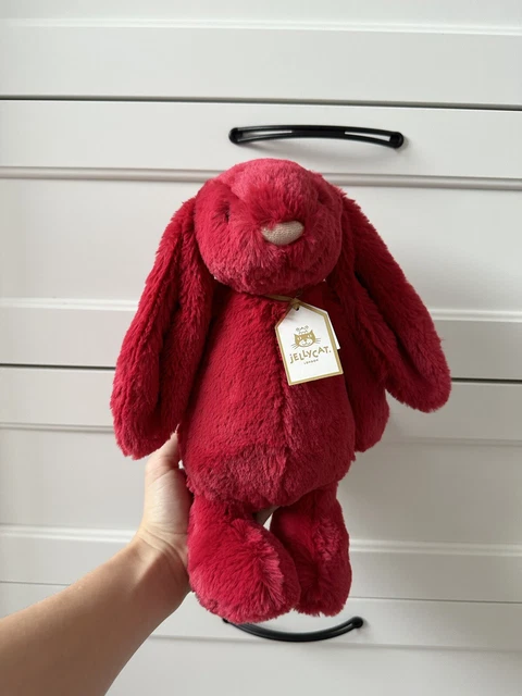 Jellycat Bashful Luxe Bunny Scarlett - Medium