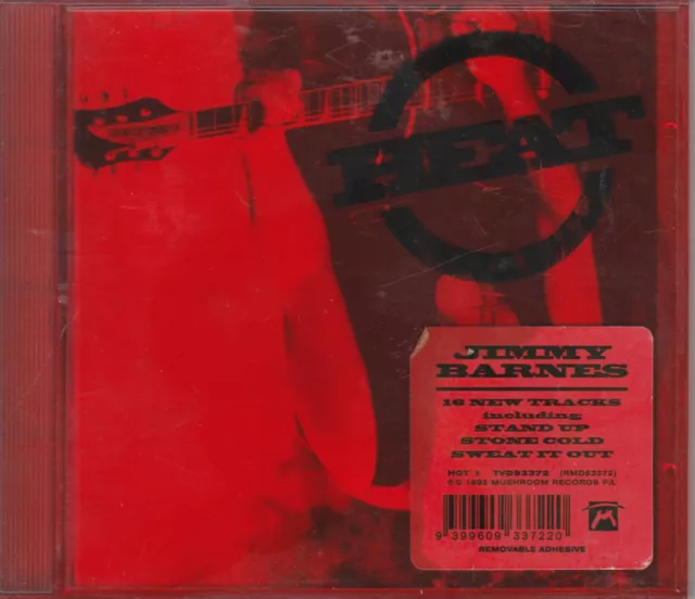 JIMMY BARNES - Heat (CD, 2001) Gold Disc, Translucent Red Jewel Case - FREE POST