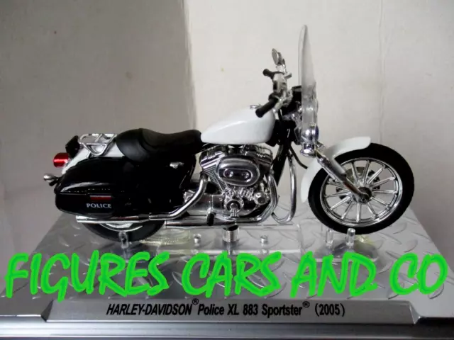 Moto  1/24 Harley Davidson Police Xl 883 Sportster 2005