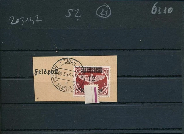 Kurland (Dt.Bes.2.WK.) 4 gestempelt 2.Wahl: fraglicher Stempel