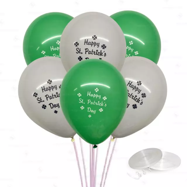 St. Patrick Day Balloons Irish Ireland Latex Quality Party Ballons Decor UK