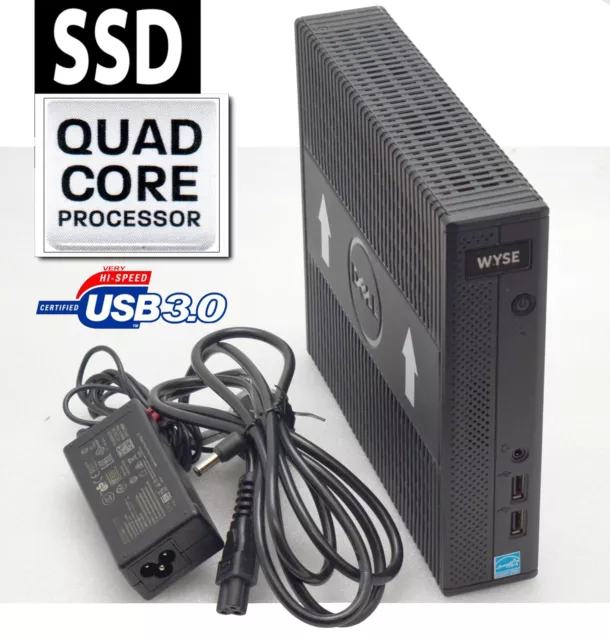 Mini-Ordinateur Dell Quad Core CPU 64-BIT SSD Lpt Parallèle RS-232 en Série USB