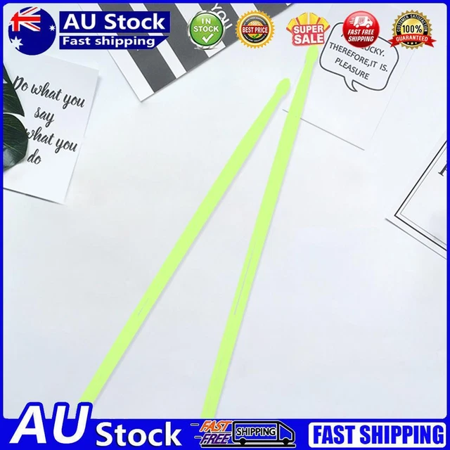 2 Pcs 4 Color Nylon Light Up Drum Sticks for Adults Kids Professional (Green)