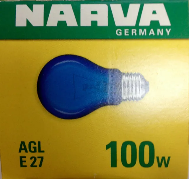 NARVA Germany Tageslicht /Daylight Glühlampe  E27 230-240V 100W