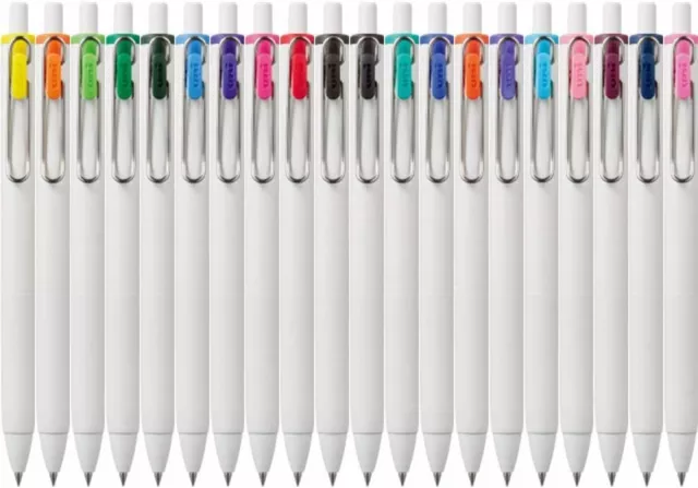 Mitsubishi Pencil Gel Ink Ballpoint Pen uni-ball one Uniball One 0.38mm 20 color