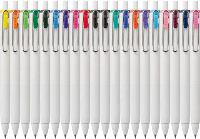 Mitsubishi Pencil Gel Ink Ballpoint Pen uni-ball one Uniball One 0.38mm 20 color