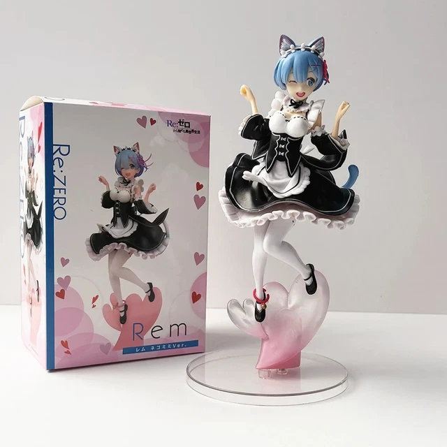 Figurine Manga Re:Zero - Personnage REM - 10 Cm En PVC - Neuf Sous Blister - Livraison Gratuite