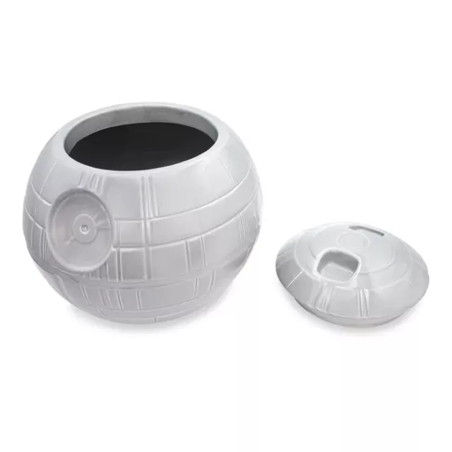 Star Wars Disney Thinkgeek Death Star Cookie Jar Ceramic 8" Tall BRAND NEW RARE