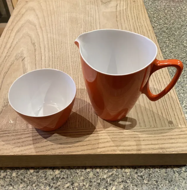 Vintage Gaydon Melmex  1 Pint Melamine Jug and Sugar Bowl