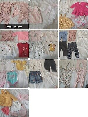 Baby girl Huge Clothes Bundle 0-3 Months 50 Items inc NEXT, river island #1