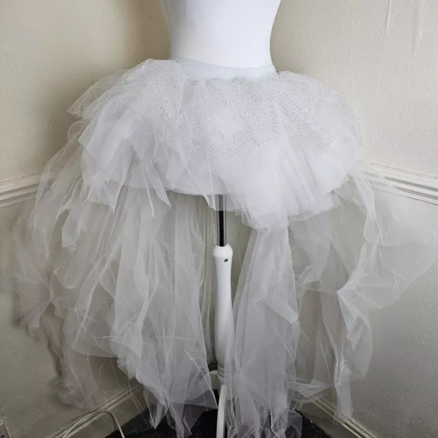 White tulle skirt xs hotsell