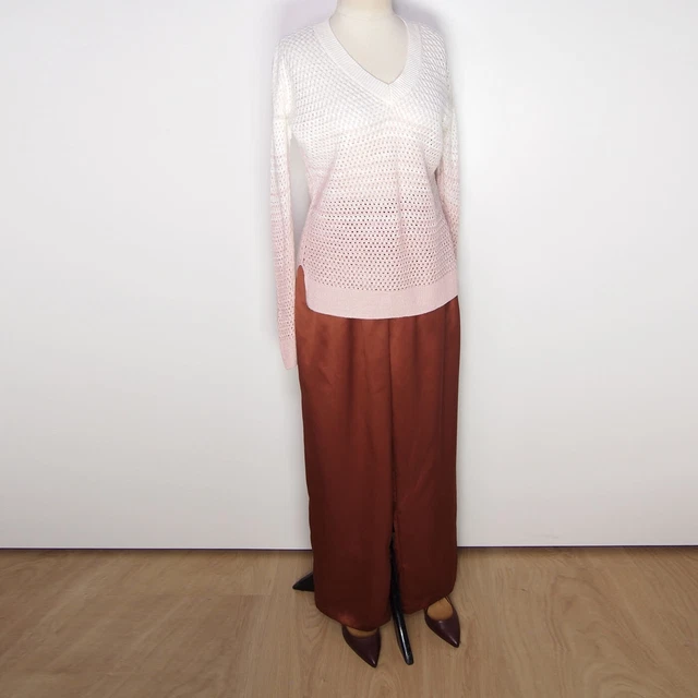 Pull fille écru col rond (3-12A