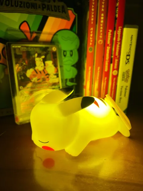 Pokemon Luce Notturna Da Comodino Senza Fili (Lampada Pikachu).