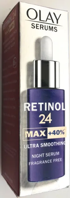 OLAY REGENERIST RETINOL 24 MAX +40% NIGHT SERUM 40 ml FRAGRANCE FREE SEALED