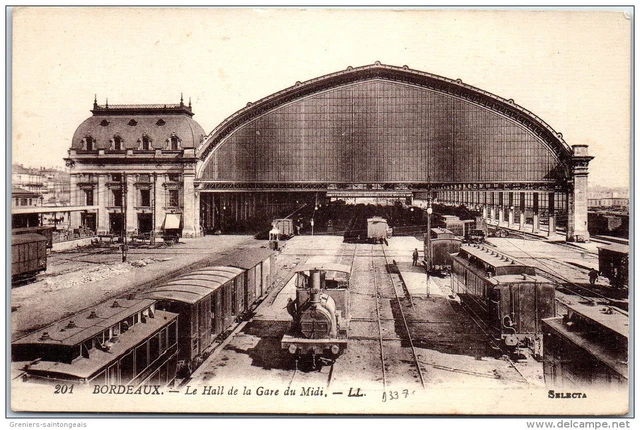 33 BORDEAUX - le hall de la gare du midi