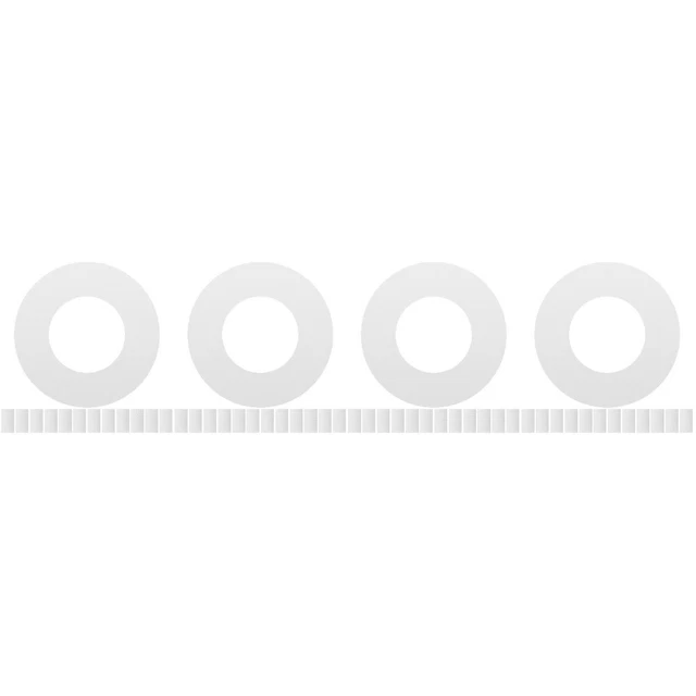 Confezione 50 Fogli Ricambio Rinforzati Per Quaderni Ad Anelli A4 - Foto 11