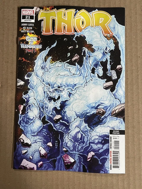 Thor #21 2Nd Print Marvel Comics (2022) God Of Hammers