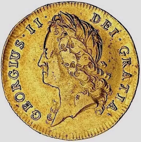 1739 Guinea George II Rare