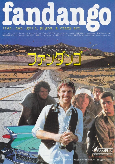 FANDANGO：Kevin Costner-　Original Japanese  Mini Poster Chirash　