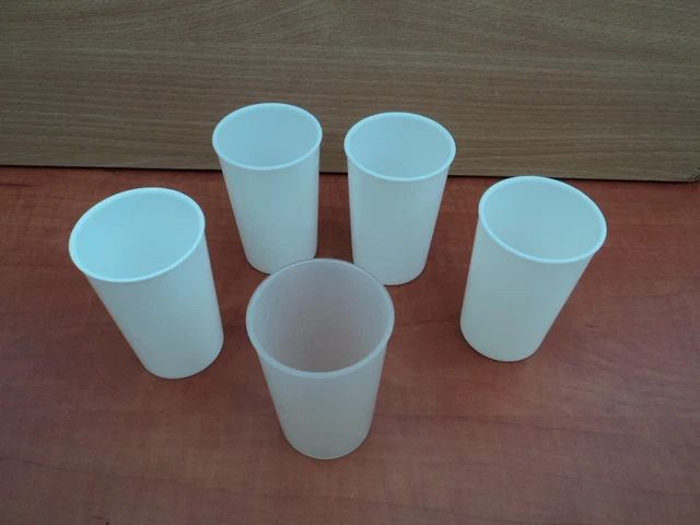 Lot De 8 Verres Tupperware Preludio Verts Avec Couvercles - Neufs - Parfait Camping Vanlife