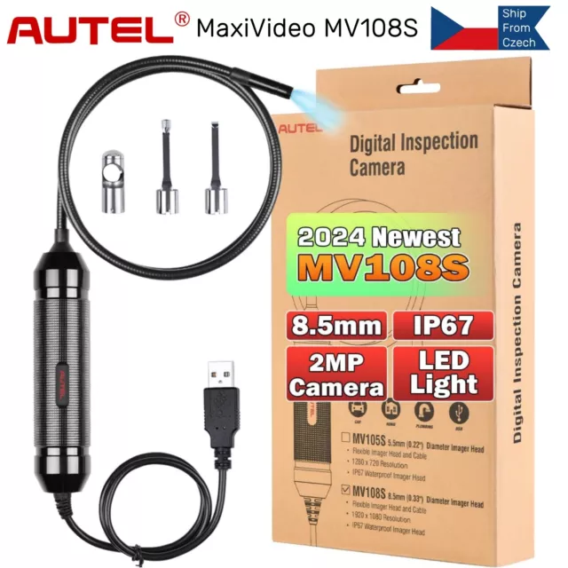 Autel MaxiVideo MV108S 8.5mm Digital Inspection Camera For MaxiSys Tablet Kit