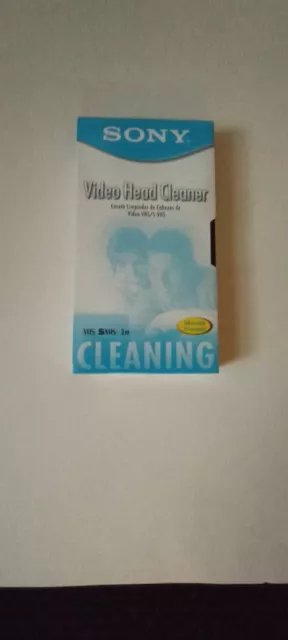 SONY Video Head Cleaner - VHS / S-VHS  Brand New