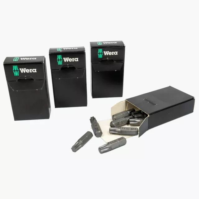 Wera Torx Bits, Wählbar: T5 T6 T7 T8 T9 T10 T15 T20 T25 T27 T30 T40 TX 1-10 Stk.