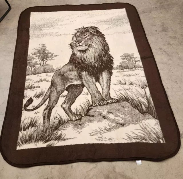 Lion mexican blanket best sale
