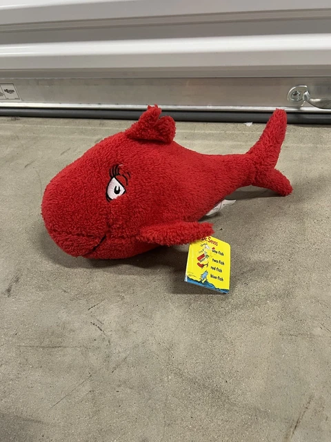 Red Fish Plush 14” Dr Seuss Kohls Cares Kids Stuffed Animal Cat In The Hat NWT