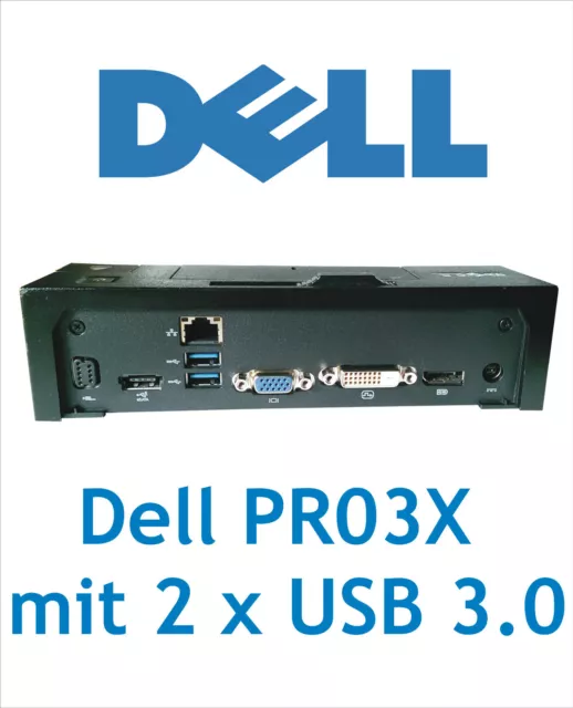 Dell PR03X  Dockingstation für Precision M6600 mit 2 x USB 3.0 ohne Netzteil