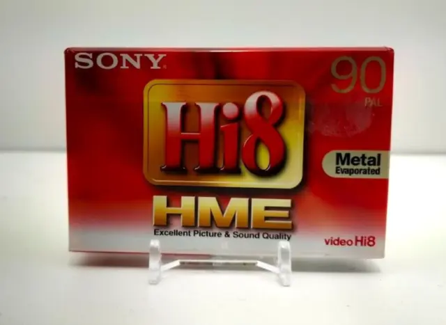 Sony Hi8 HME 8mm Video Cassette E5-90HME3- Metal Evaporated PAL 90 SEALED