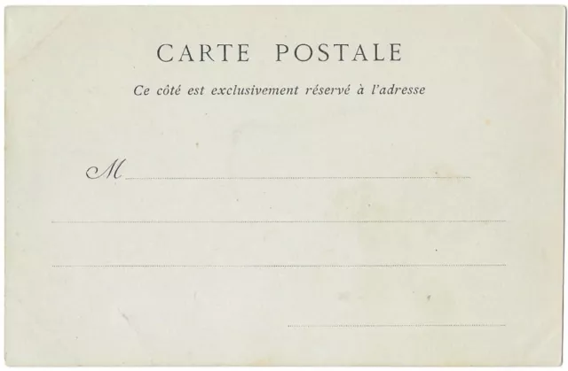 VALMONT 76 Les Ruines de l'Abbaye CPA dos vert précurseur non circulée vers 1910 2