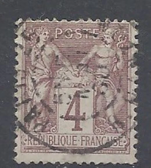 Timbre d’Italie N°1001 oblitéré