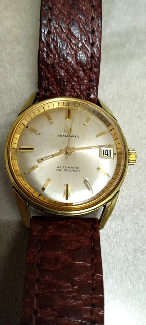 Montre Lip Himalaya Automatique Avec Calendrier - Vintage Française Pour Homme - Occasion