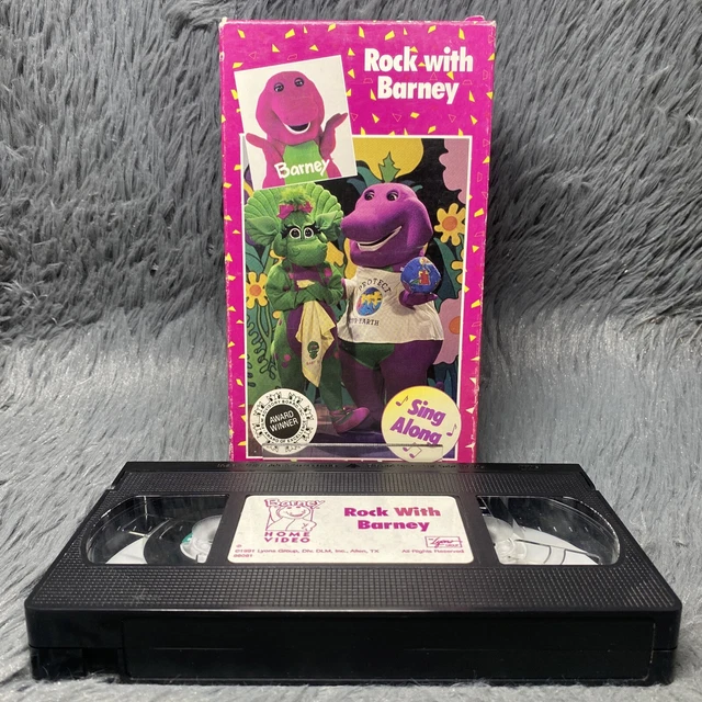 BARNEY & FRIENDS Rock With Barney VHS 1990 Video Tape Sing Along Lyons ...