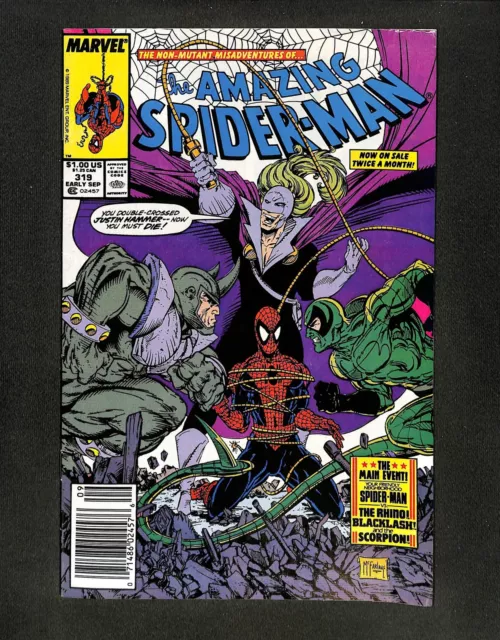 Amazing Spider-Man #319 Newsstand Variant McFarlane Cover and Art! Mary Jane!